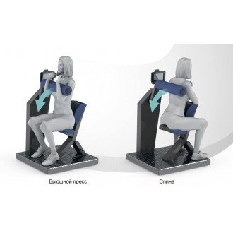 Тренажёр механотерапевтический для мышц пресса и спины Hur Rehabilitation 5310 в Алматы