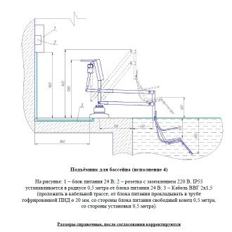Подъемник малый для опускания пациента в бассейн в Алматы